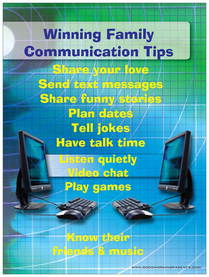 Winning Communication Poster Technology | Good Morning Parents