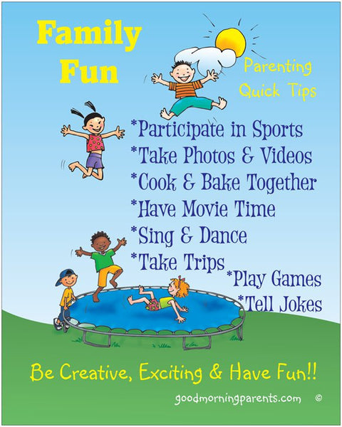Family Fun Poster | Good Morning Parents