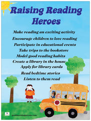 Raising Reading Heroes Poster