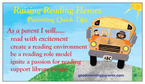Raising Reading Hero Magnet